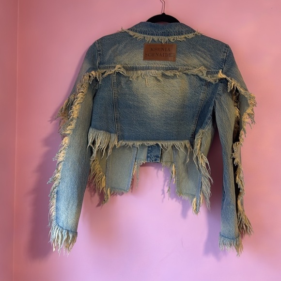 Free people KSENIA SCHNAIDER
MONSTER JACKET WITH RUST WASH - DENIM JACKET large - Picture 8 of 8